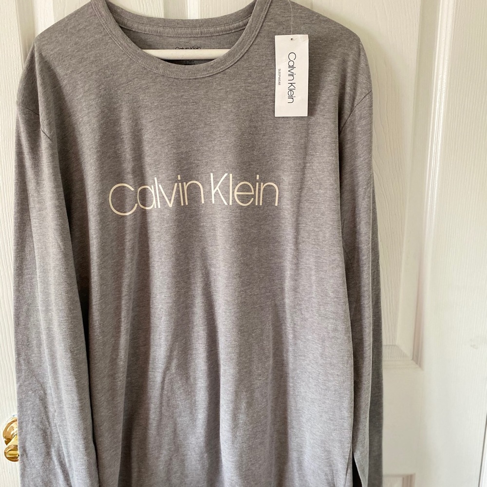 Calvin Klein Grey Long Sleeve Tee